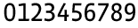 Vista Lining Tabular Numbers