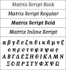 The Matrix Script