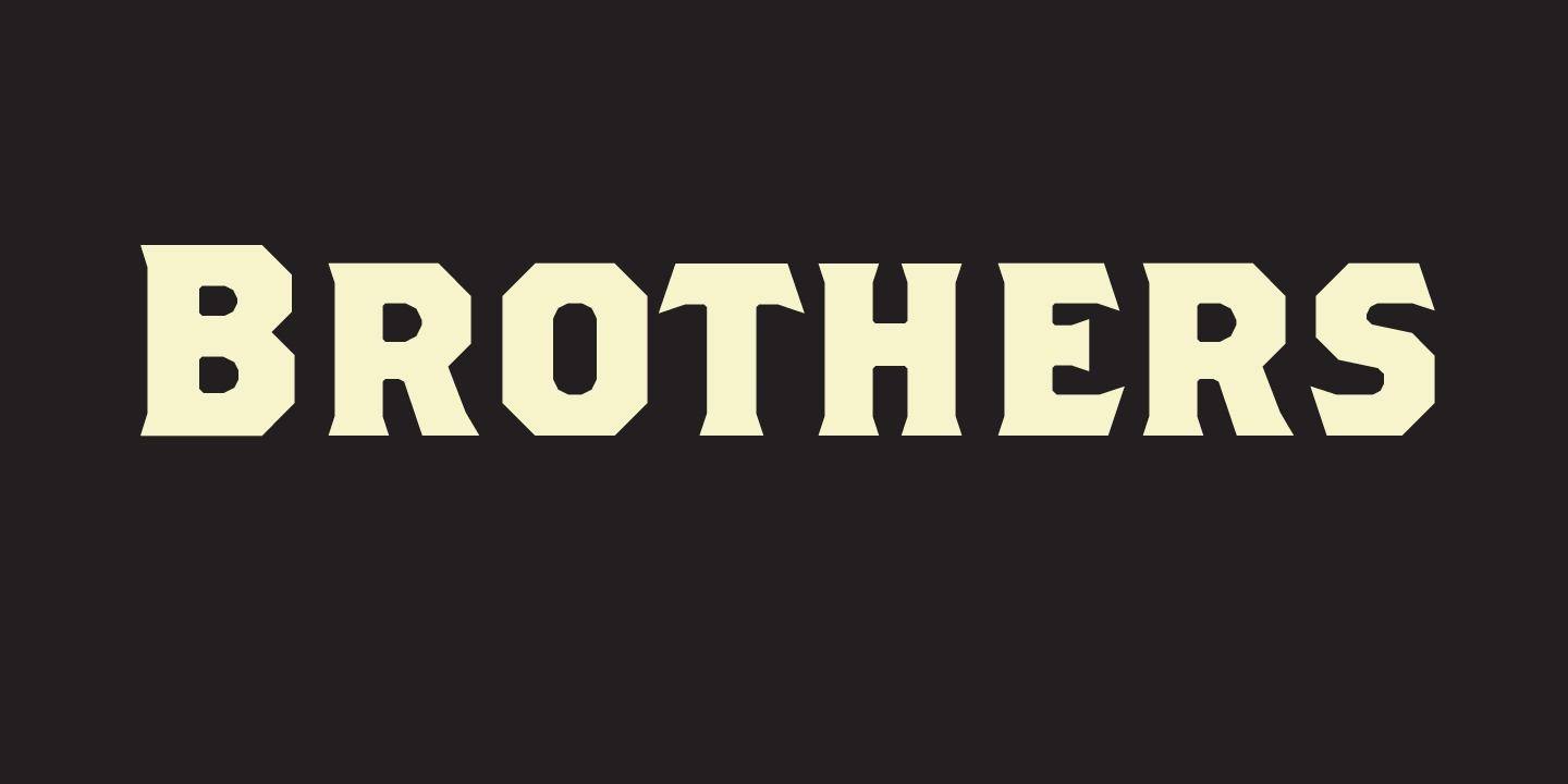 Brothers Font Sample 0