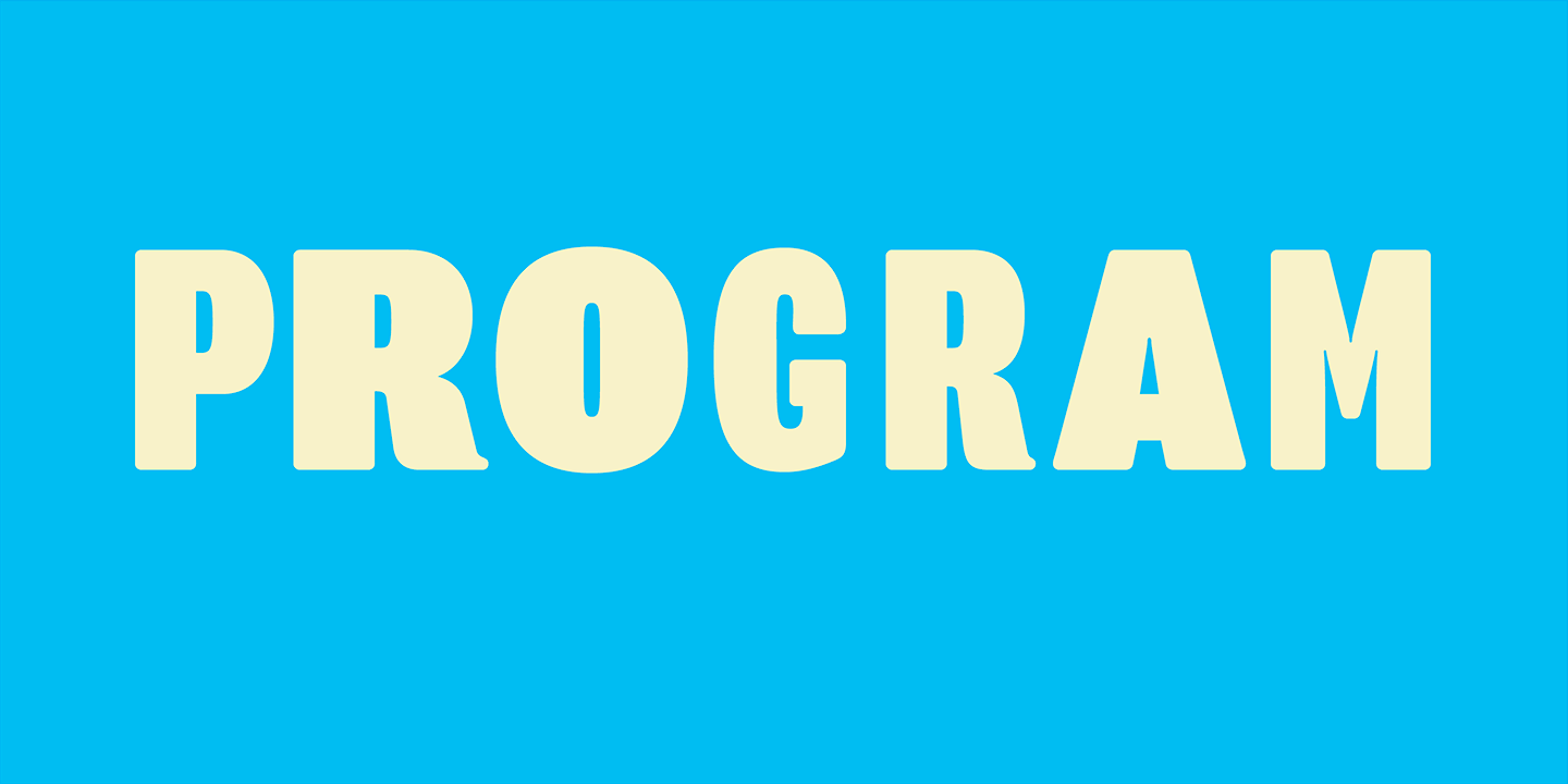 Program Font Sample 0
