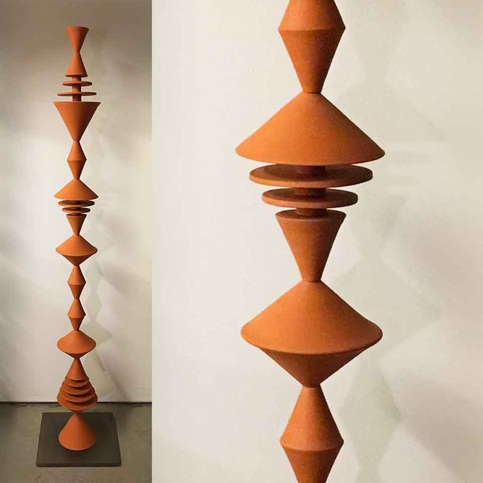 Ceramic Cone Sculpture 11 by Zuzana Licko