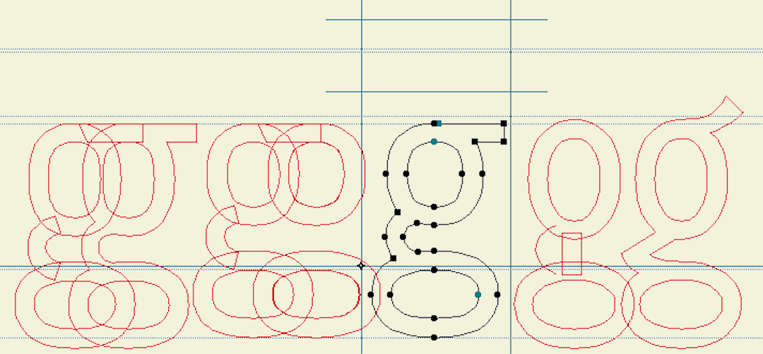 Digital-Font-Sketches