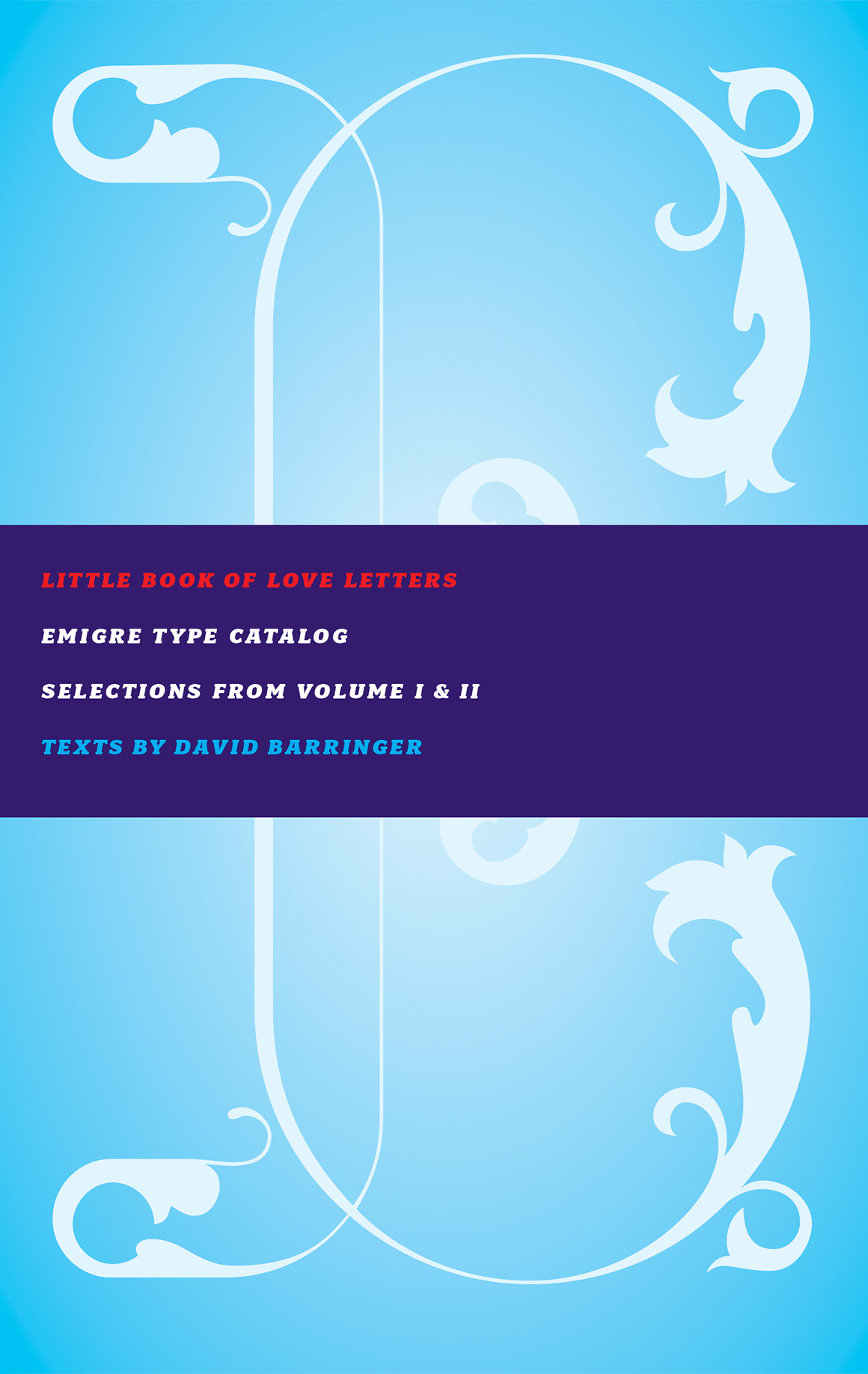 Little Book of Love Letters Font Specimen Catalog